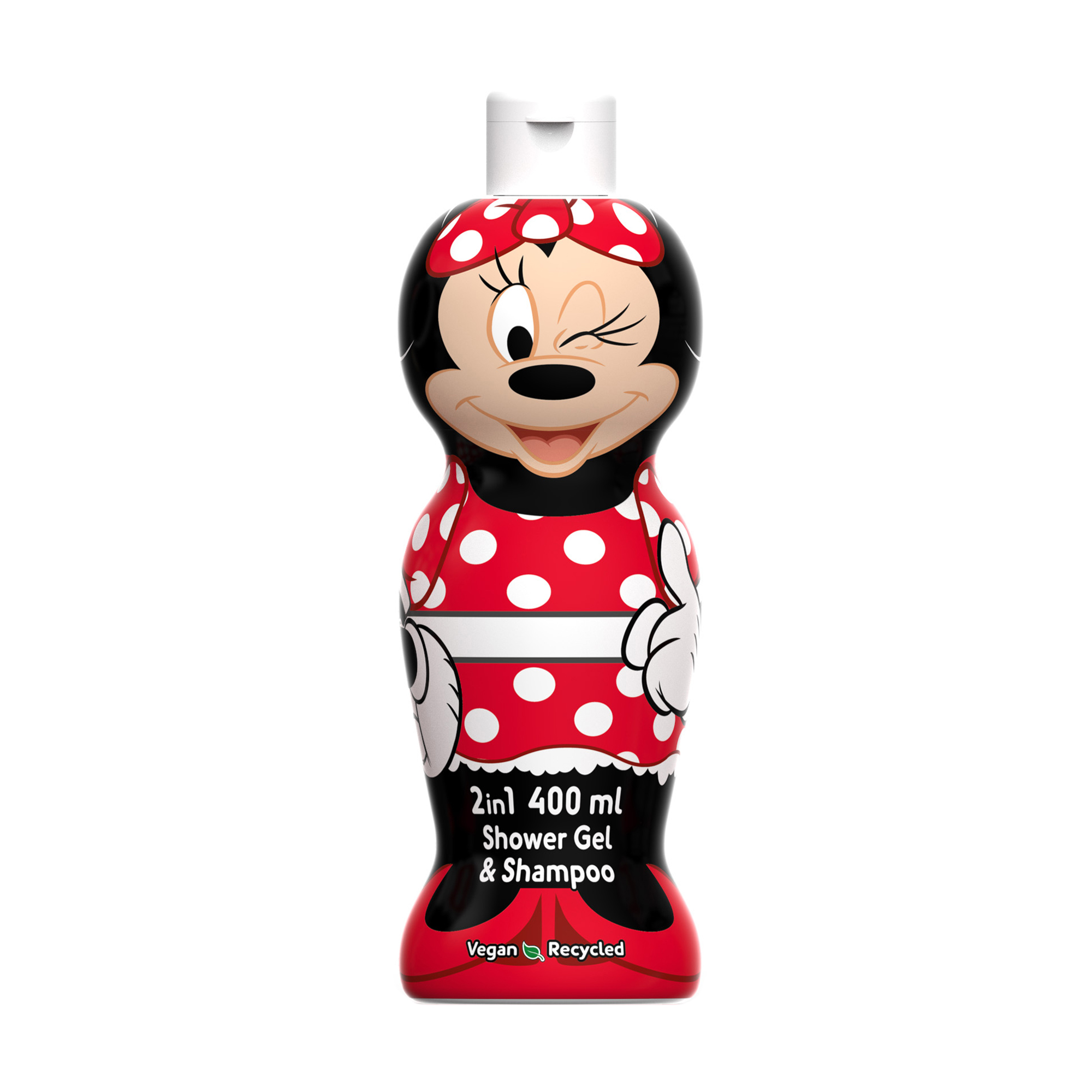 Дитячий шампунь-гель 2 в 1 для волосся та тіла Air-Val International Disney Minnie Mouse 2 In 1 1D, 400 мл